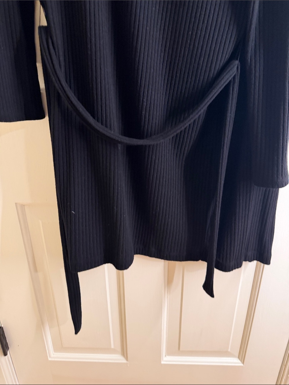 Splendid Black Rib Knit Open Cardigan - Picture 9 of 9